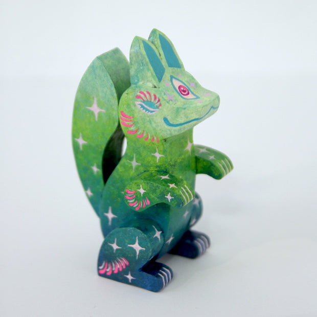 Candie Bolton - Sleepy Fortune Fox - Green - #32