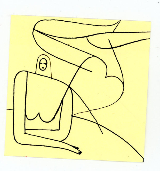 Post-it Show 2020 - Julianna Brion (Piece has not yet arrived at gallery) - "Lowres"