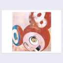 Takashi Murakami - And Then And Then / Astraktes Bild Postcard