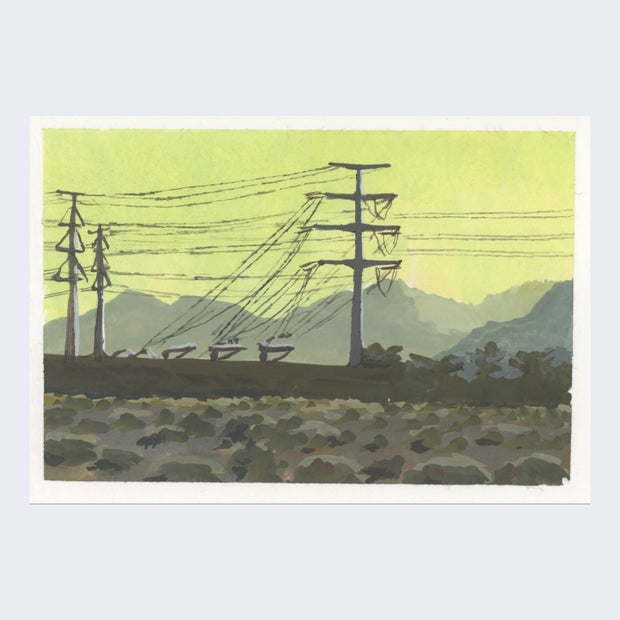 Sitting Outside - #80 - Mike Dutton - "Power Lines - North Las Vegas" 2019