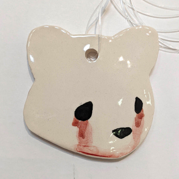 Jenn Lima - Luke Chueh: More Drawings - 3.25" Mini Ceramic Bear Head