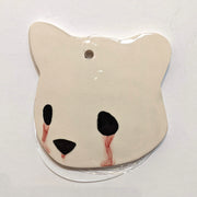 Jenn Lima - Luke Chueh: More Drawings - 4 to 5" Medium Ceramic Bear Head (Facing Left)