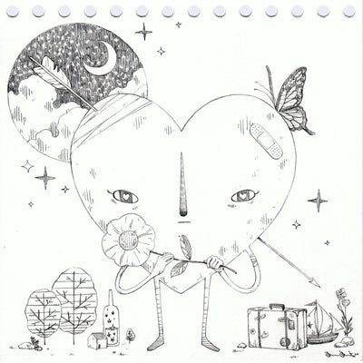 Yoskay Yamamoto - Flower Bird Wind Moon - "Sketch August 05"