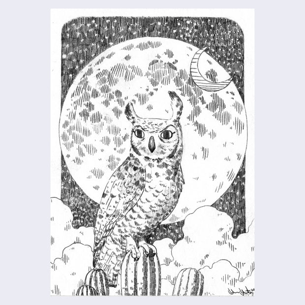 Yoskay Yamamoto - Flower Bird Wind Moon - "Sketch June 02"