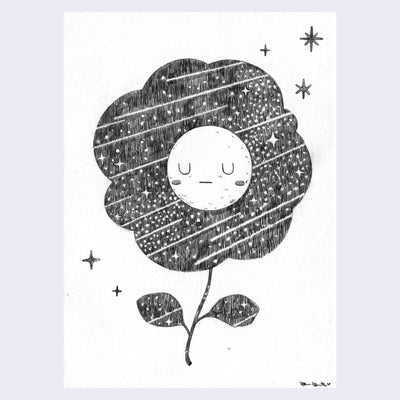 Yoskay Yamamoto - Flower Bird Wind Moon - "Sketch June 05"