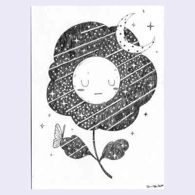 Yoskay Yamamoto - Flower Bird Wind Moon - "Sketch June 06"
