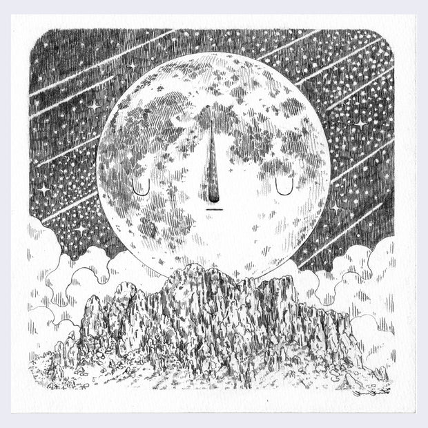 Yoskay Yamamoto - Flower Bird Wind Moon - "Sketch June 13"
