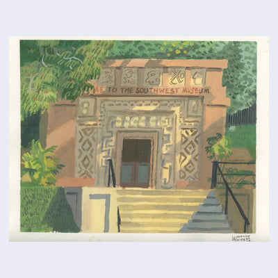 Sitting Outside - #126 - Woodrow White - "Southwest Museum"