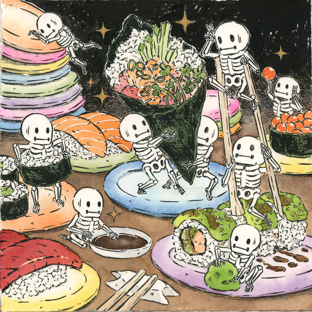 Kelly Yamagishi - "Sushi Bar" Art Print