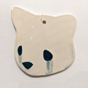 Jenn Lima - Luke Chueh: More Drawings - 6" Large Ceramic Bear Head (Left Facing)