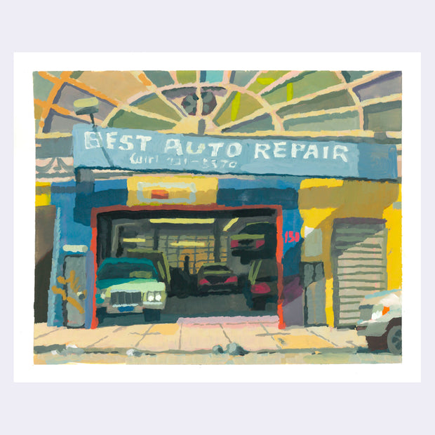 Sitting Outside - #95 - Tom Eichacker - "Tenderloin Auto Shop"