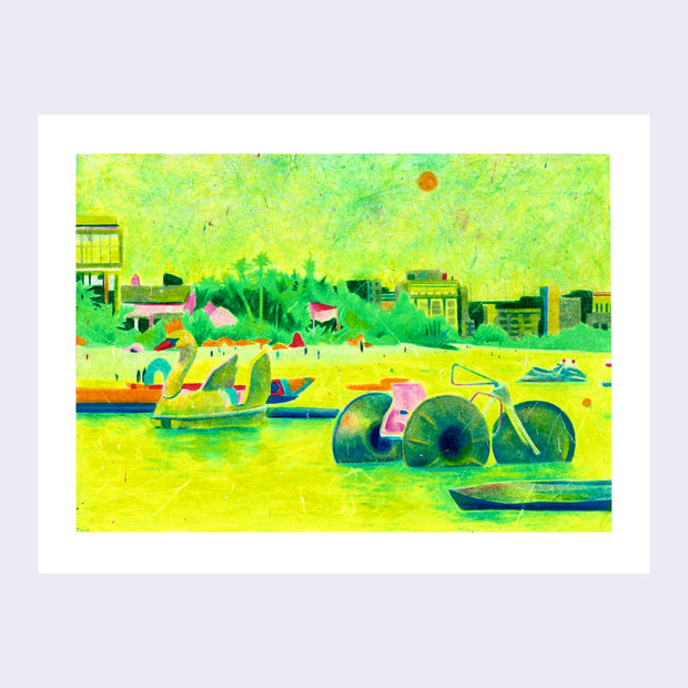 Land and Sea Show - Christian Leon Guerrero - "Tumon Bay, Guam" Art Print