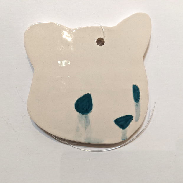 Jenn Lima - Luke Chueh: More Drawings - 4"-5" Medium Ceramic Bear Head (Facing Right)