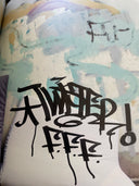 Book page that says Twist handtagged.