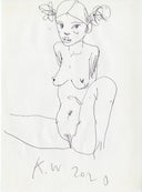 Rakugaki 2 - Kent Williams - #109 - Girl With Pigtails