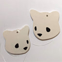 Jenn Lima - Luke Chueh: More Drawings - Black on White Ceramic Bear Head