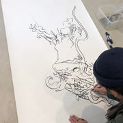 Katsuya Terada - Live Drawing B - December 2019 - (Dragon Girl Exhibition)