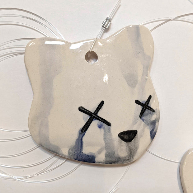 Jenn Lima - Luke Chueh: More Drawings - 3.25" Mini Ceramic Bear Head