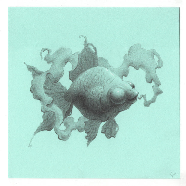 Post-it Show 2021 - Yumi Yamazaki - Post-it #03 (Goldfish)